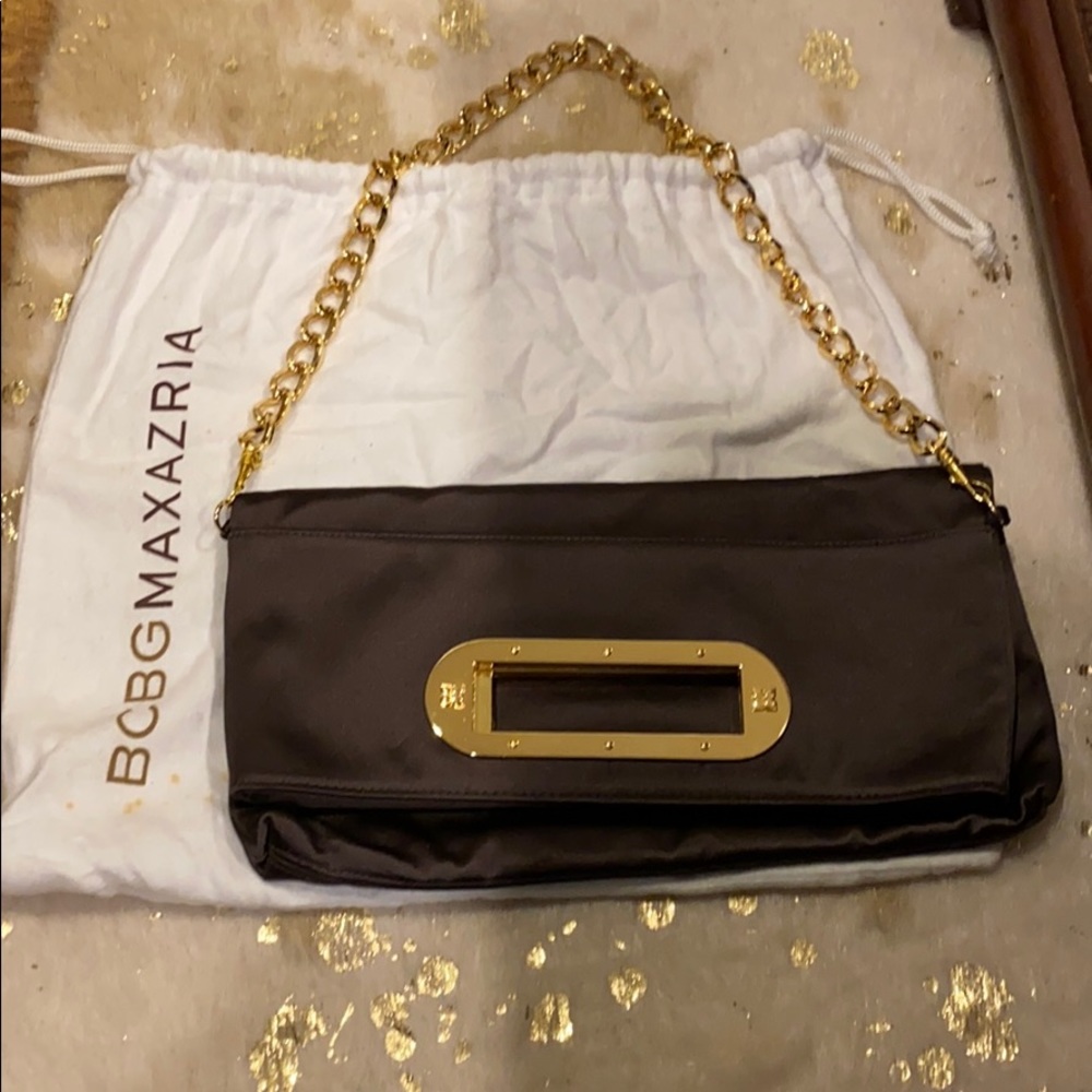 BCBG clutch with chain